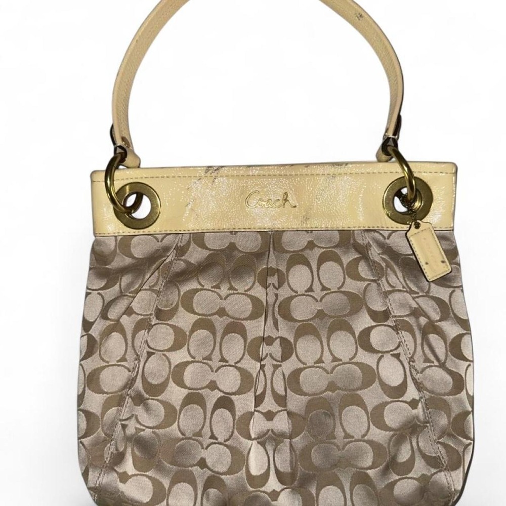 authentic vintage Coach Ashley Signature Hippie Shoulder Bag.